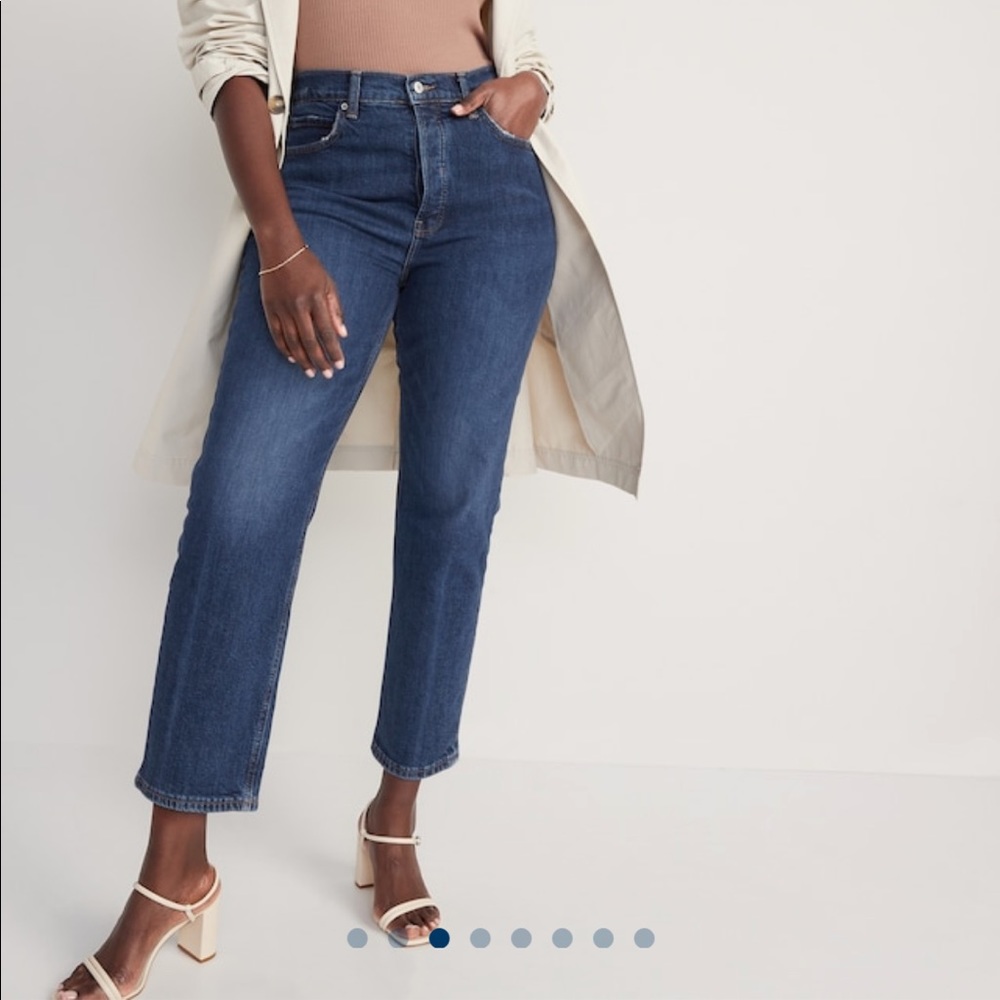 Like new, Curvy Ski-Hi Stright jeans